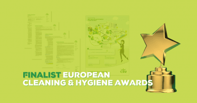 Visueel arbeidscontract CSU finalist European Cleaning & Hygiene Awards innovatief duurzaam werkgeverschap