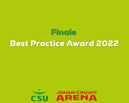 Samenwerking CSU en Johan Cruijff ArenA in de finale van de Best Practice Award 2022