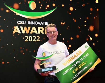 No Touch Blokzeep Dispenser wint CSU Innovatie Award 2022