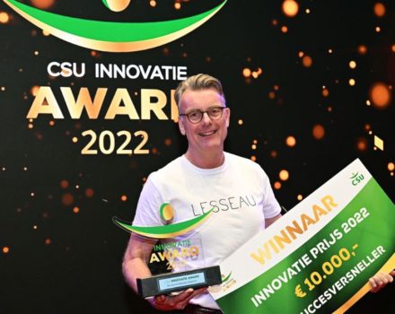 No Touch Blokzeep Dispenser wint CSU Innovatie Award 2022