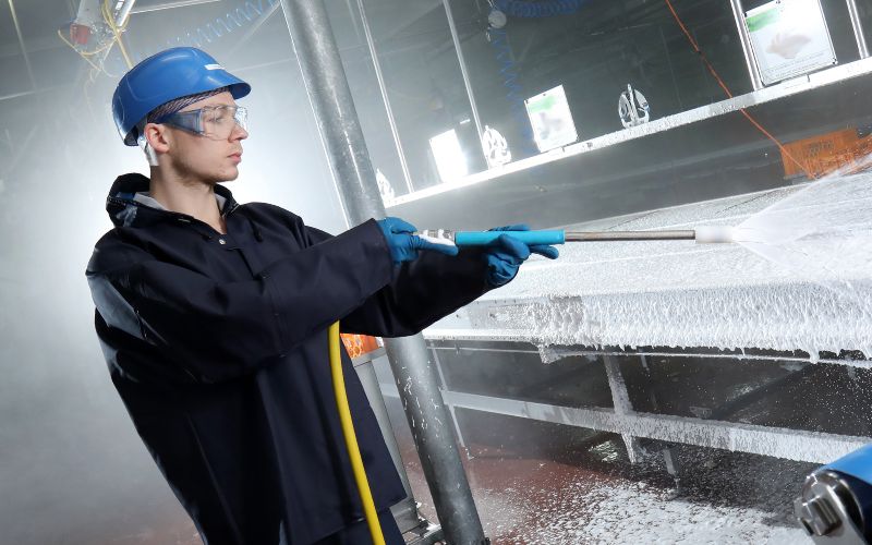 Specialistische schoonmaak csu ramen vloer gevel reiniging