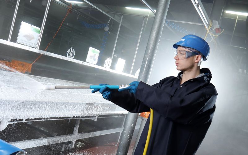 Specialistische schoonmaak csu ramen vloer gevel reiniging