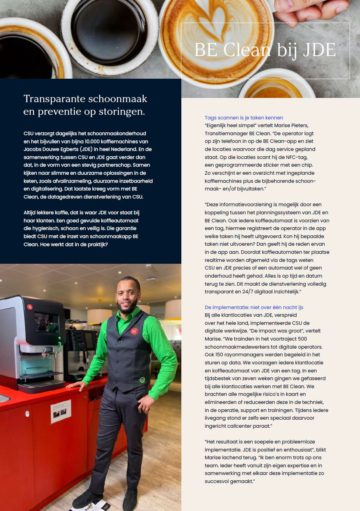 Klantverhaal Be Clean bij JDE