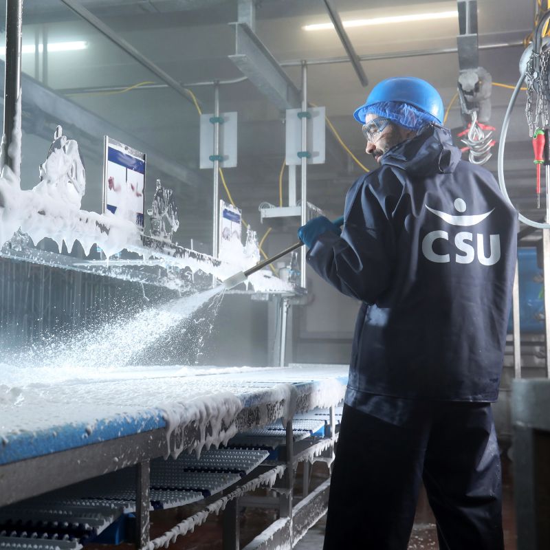 Schoonmaken industrie CSU
