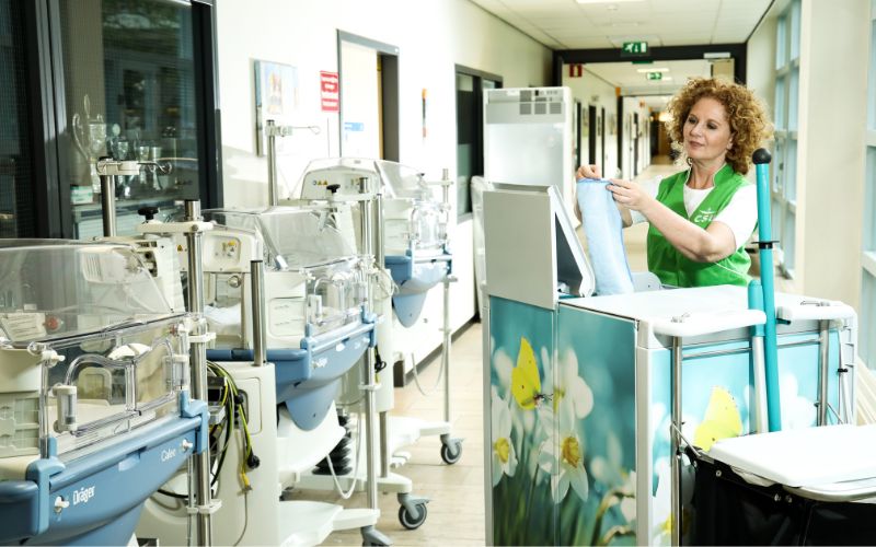Specialistische reiniging in het ziekenhuis