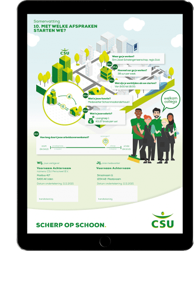 Visueel contract foto CSU