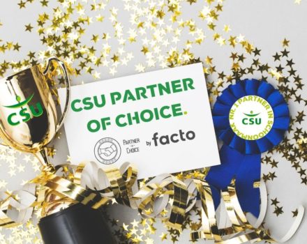 Voor de derde keer op rij is CSU Facto's nummer 1 Partner of Choice