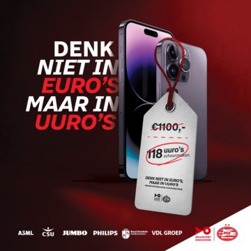 Brainport campagne denk niet in euro's maar uuro's