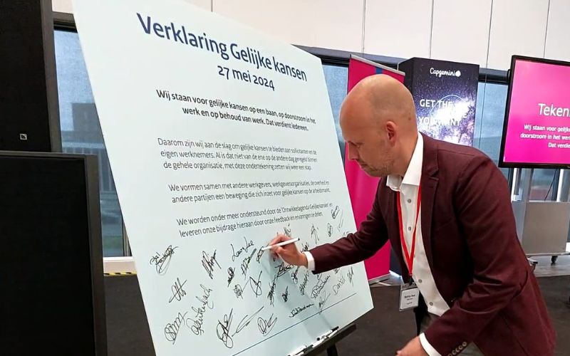 Ondertekening gelijke kansen