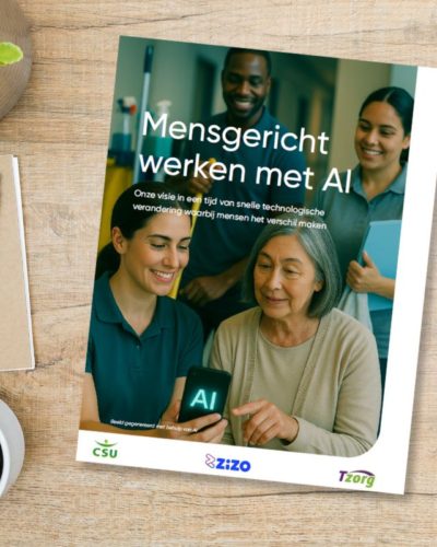 Mensgericht werken met AI