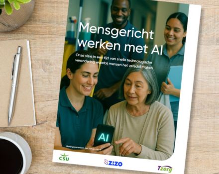 Mensgericht werken met AI