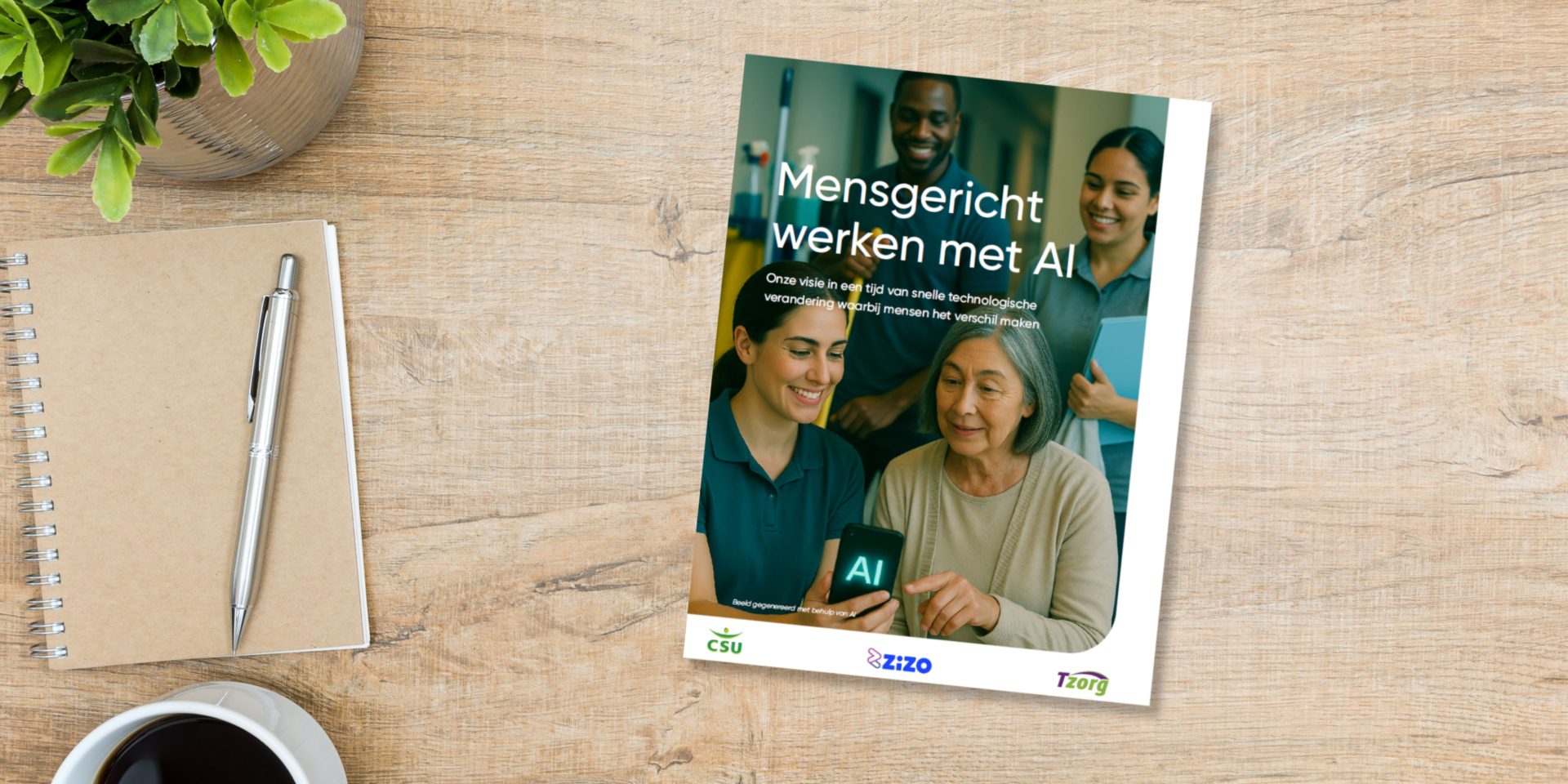 Mensgericht werken met AI