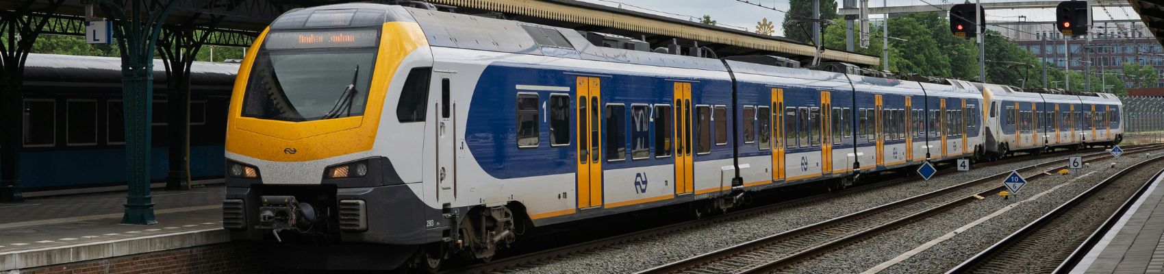 Station met trein