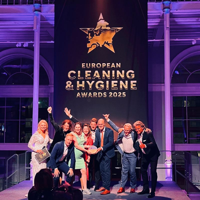 Asito, CSU en Gom winnen European Cleaning & Hygiene Award 2025 – Best Practice Service Provider