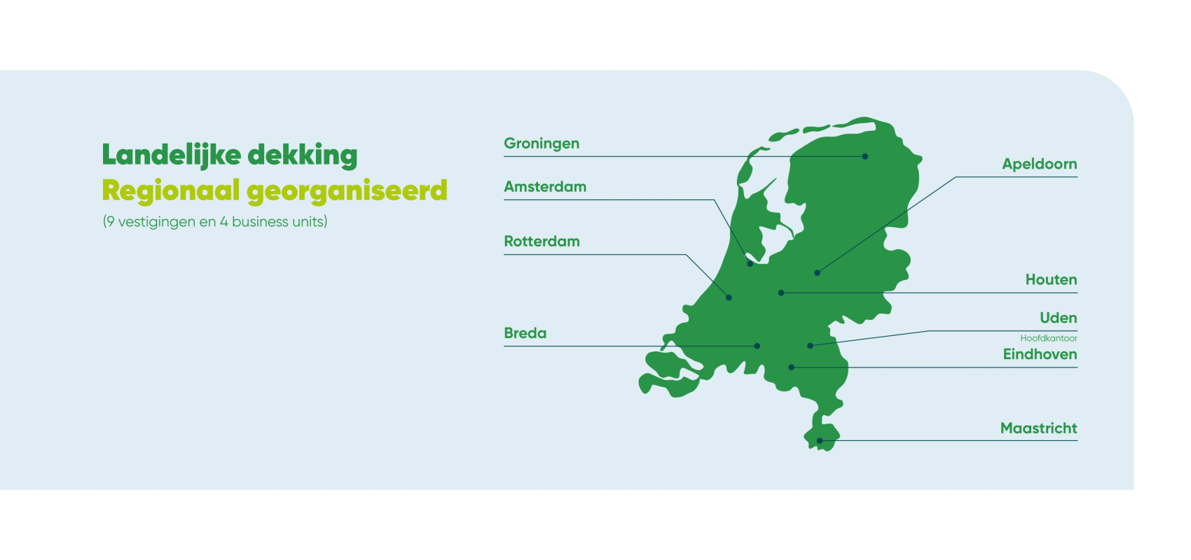 Landkaart CSU website